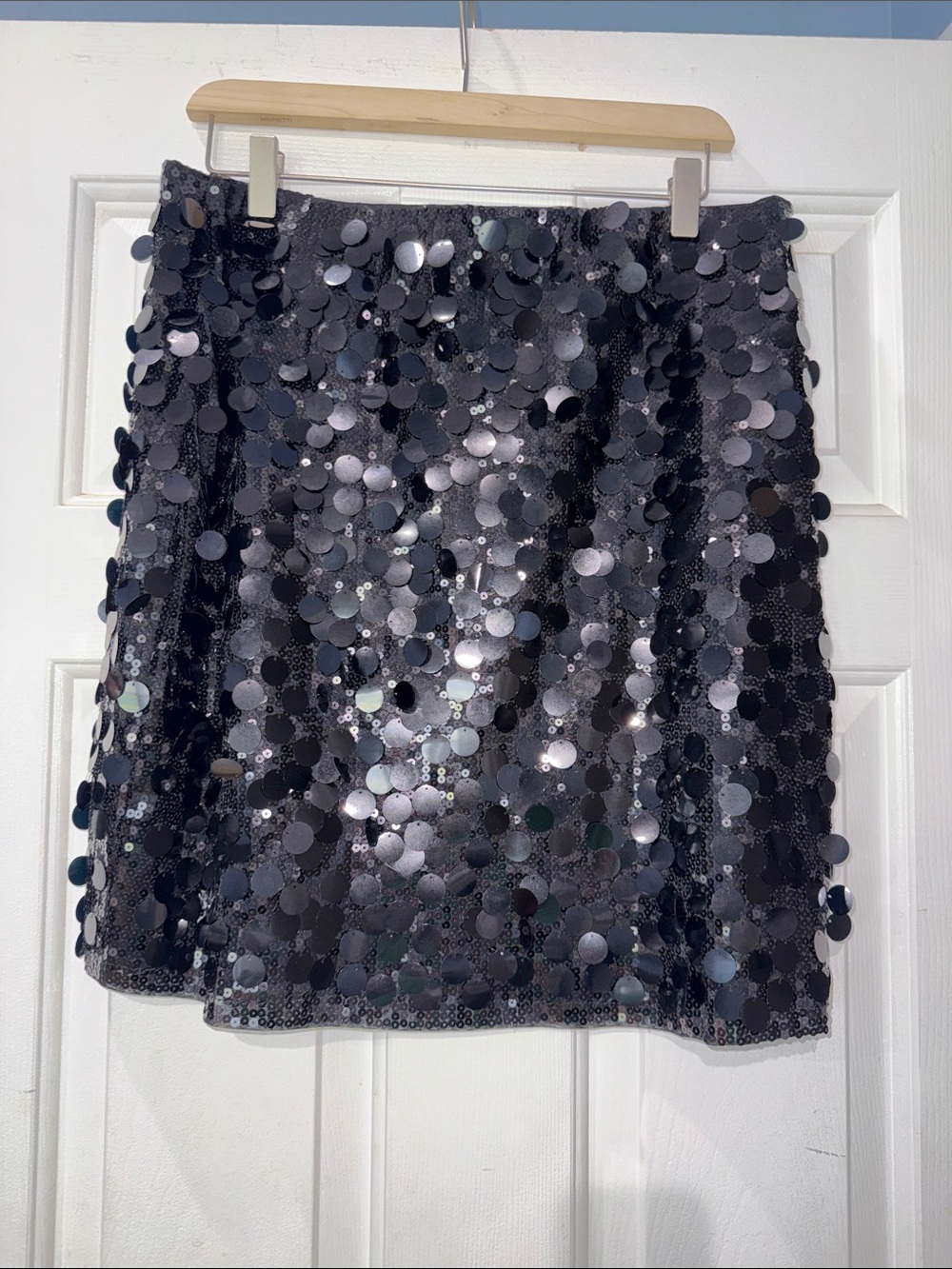 Black Sequin Mini Skirt - Sparkle Party Skirt